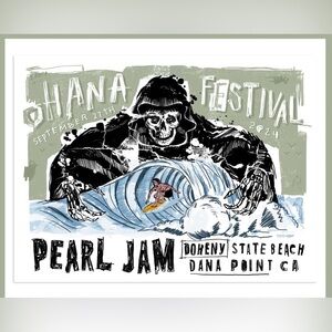 Pearl Jam Ohana Fest 2024 Night 1 Poster